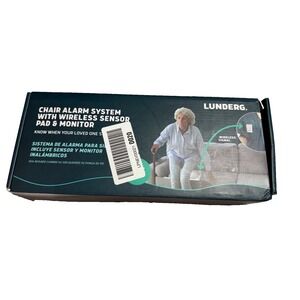 Wireless Fall Prevention Monitor Lunderg Chair Alarm System Sensor Elderly